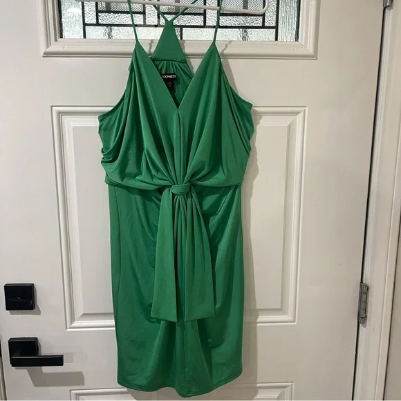 green emerald velvet dress Jluxlabel | Lime Green Slinky Krishna One Shoulder Maxi Dress